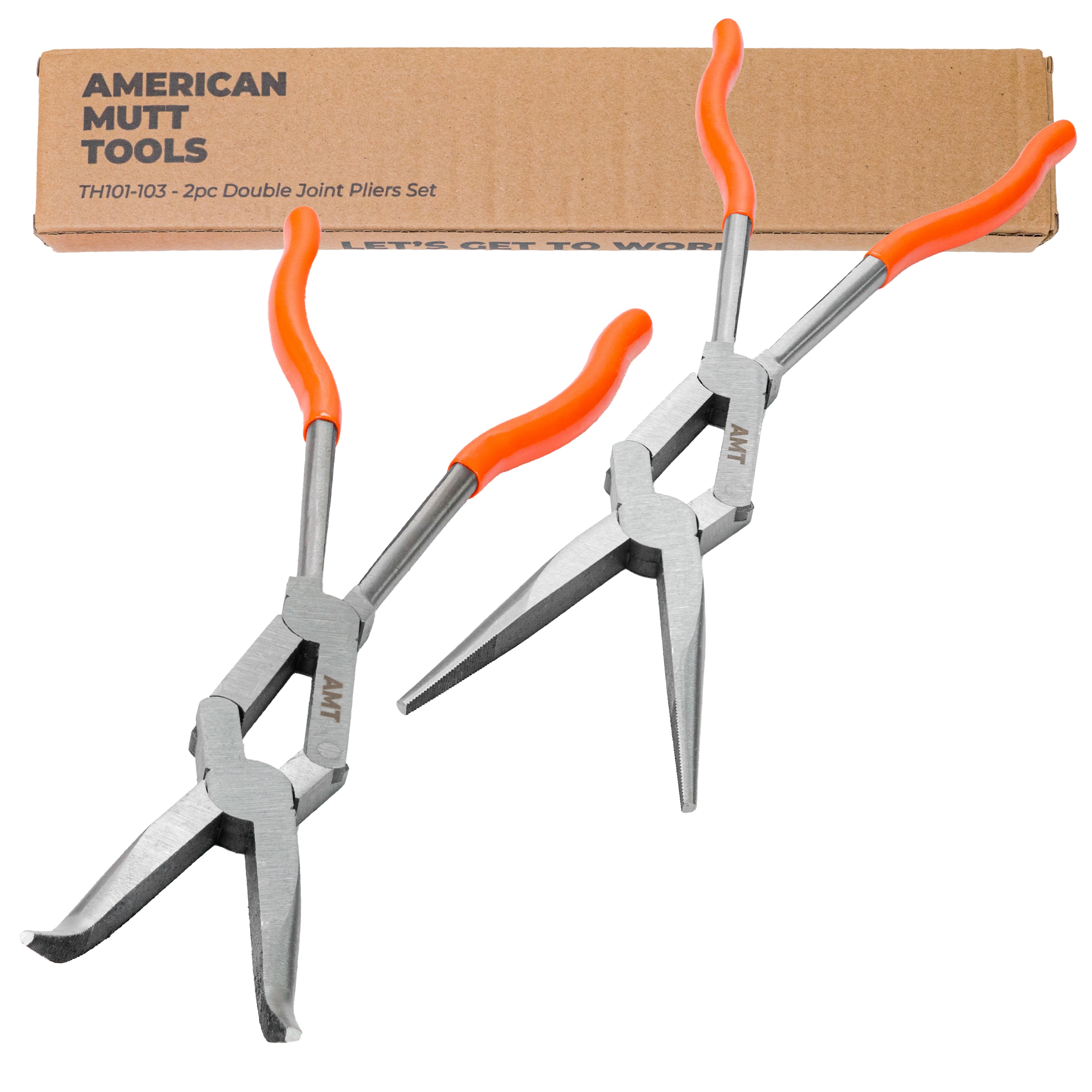 2pc Double Joint Pliers Set – Versatile 13