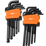 26pc Allen Wrench Set | Includes Metric and SAE Ball End Hex Key Sets